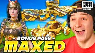 MAXED PHARAOH BONUS PASS IS INSANE! PUBG MOBILE
