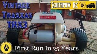 Vintage Traxxas TRX 3 First Run In 25 Years!!