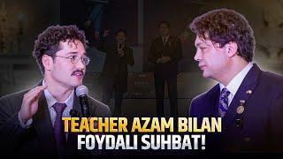 Kitoblar Haqida Suhbat: Teacher Azam Bilan Yoshlar Va Ilm To‘g‘risida!