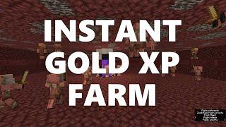 Minecraft Elegance: Instant Gold XP Farm, 360 gold blocks/hour (Java 1.13*-1.21)