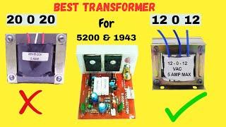 The RIGHT Transformer for a 5200 & 1943 Amplifier Board GAME CHANGER