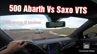 500 Abarth vs Saxo VTS - Autodromo di Modena (Marzaglia)