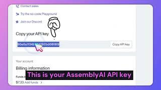 Shorz (Tutorial) - How to get AssemblyAI API key