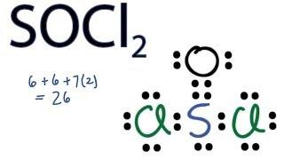 SOCl2 Lewis Structure - How to Draw the Lewis Structure for SOCl2