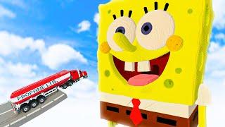 Cars vs SpongeBob SquarePants in Teardown!