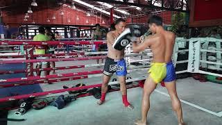 Muay Thai Padwork At Fairtex Training Center