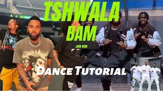 How to do the TSHWALA BAM DANCE in 3mis \ Simple Amapiano Dance Moves 2024