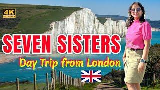 Day Trip to the Seven sisters cliffs,Birling gap, Eastbourne from London By Train & Bus#sevensisters