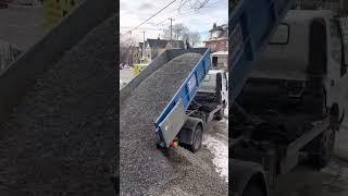 3/4 clear gravel delivery.