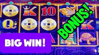 5 Dragons slot machine BONUS!!!  BIG WIN 