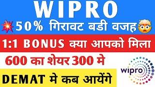 WIPRO SHARE NEWS WIPRO SHARE LATEST NEWS, WIPRO BONUS HISTORY, WIPRO