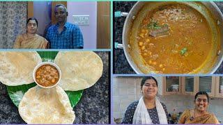 சோளா பூரி  சென்னாமசாலா | Chola Poori  | Chole Bhature