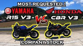 HONDA CBR 150v3 vs YAMAHA R15v3 | COMPANY STOCK | TOP END |  PHILIPPINES