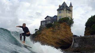 Surfing under castles in FRANCE | European adventure