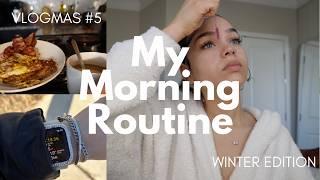 PRODUCTIVE MORNING ROUTINE || morning walk, laundry, errands, grwm, cooking || VLOGMAS #5