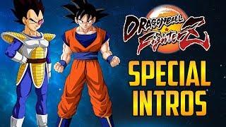 DBFZ ▰ Base Goku / Vegeta Special Intros, Dialogue & Dramatic Finish 【Dragon Ball FighterZ】