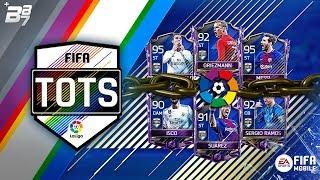 GUARANTEED MASTER PULL! TEAM OF THE SEASON LA LIGA CHAIN PACKS! | FIFA MOBILE