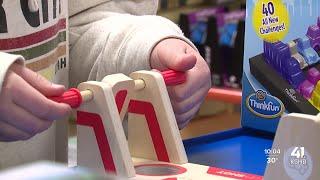 Shoppers pour in early for Small Business Saturday in Prairie Village toy store