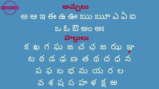 అ నుండి ఱ వరకు తెలుగు అక్షరాలను నేర్చుకుందాం రండి | Learn letters in Telugu for kids