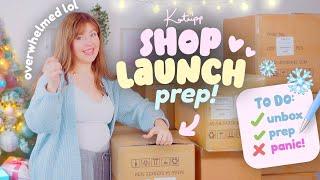 STUDIO VLOG ️ What REALLY Happens Before a Shop Launch  | Katnipp Christmas Prep! EP.2