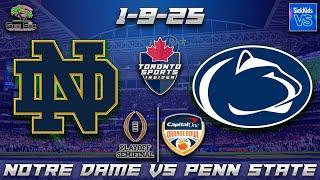 1-9-25 Notre Dame vs Penn State Game Audio | College Football Playoff LIVE Streamcast & Chat