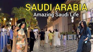 STREET STYLE of SAUDI Girls and Boys  Luxury City in Saudi Arabia!! السعودية