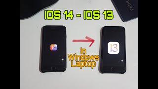 How to downgrade iphone from Ios 14 to Ios 13 in windows laptop ||no mac needed||