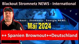 Blackout/Stromnetz NEWS - Spanien Brownout+++Schweiz beinahe Blackout+++D Stromlücke+++uvm