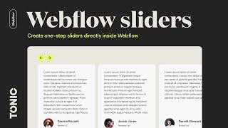 Custom Webflow Sliders – Creating a one-step slider inside Webflow