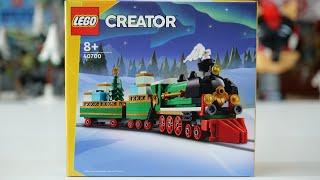 LEGO Creator 40700 Winter Holiday Train - LEGO Speed Build Review