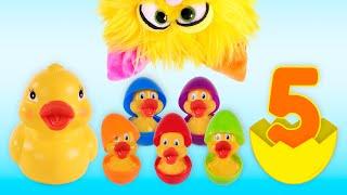 Five Little Ducks Hatch out of the Shell  Nursery Rhymes for kids