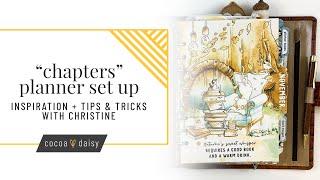 "Chapters" November 2024 Planner Set Up with Christine at Cocoa Daisy