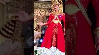 Pagelaran pengantin tradisional Palembang #pengantintradisional #adatpalembang #pagelaranseni