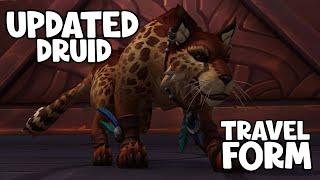 WoW Shadowlands 9.2 - Updated Druid Travel Form | Mark Of The Cheetah