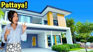 Touring $260,000 Stunning Tropical Modern Home in Pattaya, Thailand!