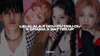 lalalala x ddu-du ddu-du x drama x batter up by @evelkidz