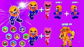 Merge Super Hedgehog Fight vs Merge Master Blue Monster Android Gameplay Part 2