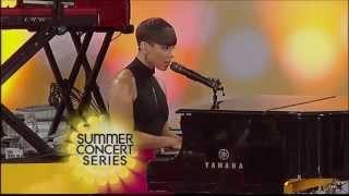 Alicia Keys ,HD,  Listen To Your Heart & No One , live  Good Morning America ,full,HD 1080p