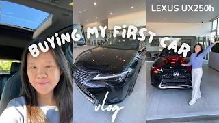 Buying My First Car at 25 | entire process, car tour | Lexus UX 250h