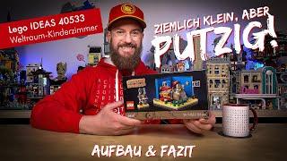 Unspektakulär, aber zuckersüß!  Lego Ideas 40533 Abenteuer im Weltraum-Kinderzimmer