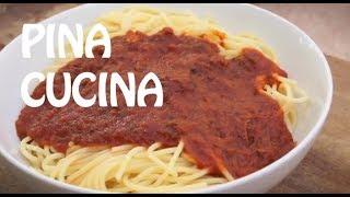 Italian Tomato Sauce (Pastascuitta) - Pina Cucina Ep. 9