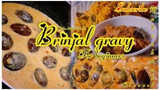Brinjal gravy #biriyanisidedish #home made#for beginners#biriyani lover#simple recipe