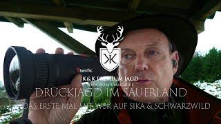 Drückjagd Sauerland auf Sika und Schwarzwild - Mit Wärmebildkamera Thermtec 670 D auf der Drückjagd