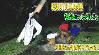 Kuntilanak bikin ulah, prank hantu Paling Kocak, lucu, ngakak || ghost attack prank