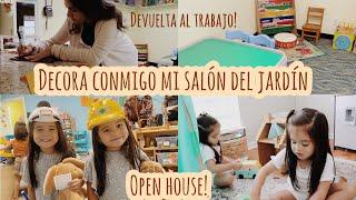 Devuelta al trabajo de profesora de preescolar!! Los llevo conmigo a decorar mi salón :) +open house