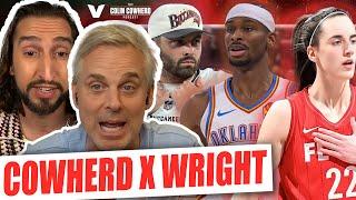 Nick Wright on NBA Playoffs, Caitlin Clark, Baker Mayfield Top 10 QB in NFL | Colin Cowherd Podcast
