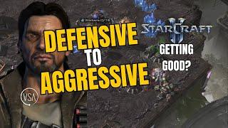 Pivoting Mid Game! - StarCraft 2 - Getting Good - Silver League 1v1 TvZ #starcraft2