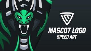 Dragon - Esports Mascot Logo - SPEED ART