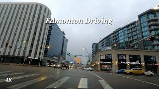 Driving Friday Morning - Light Snow - Edmonton, Alberta, Canada - November 15, 2024