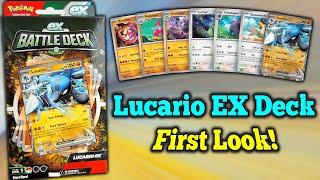 Lucario EX Battle Deck Unboxing!
